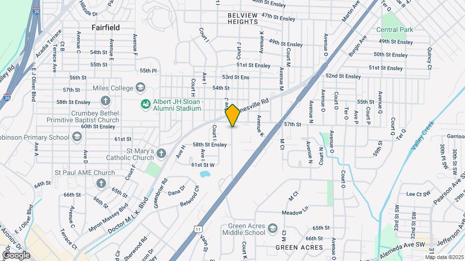 5705 Monte Sano Rd Mapa y Detalles de la Ubicación