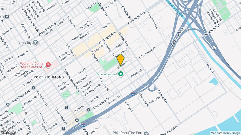 2624 E Venango St Map and Location Details