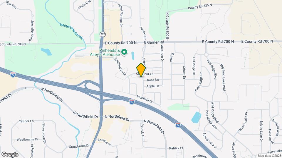 1266 Auburn Dr Map and Location Details
