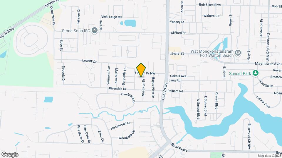 710 Shady Lane Dr Map and Location Details