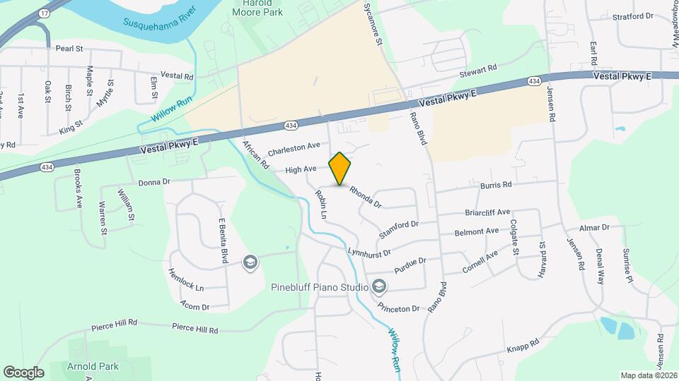 2444 Rhonda Dr Map and Location Details