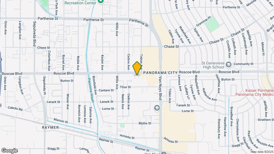 14664 Roscoe Blvd Map and Location Details