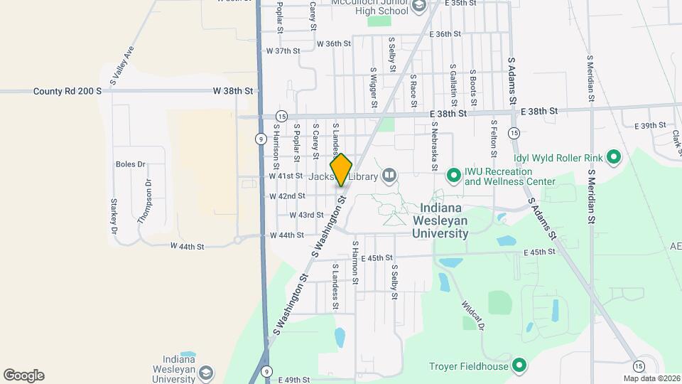 4124 s washington st, Unit 4126 - Upper Mapa y Detalles de la Ubicación