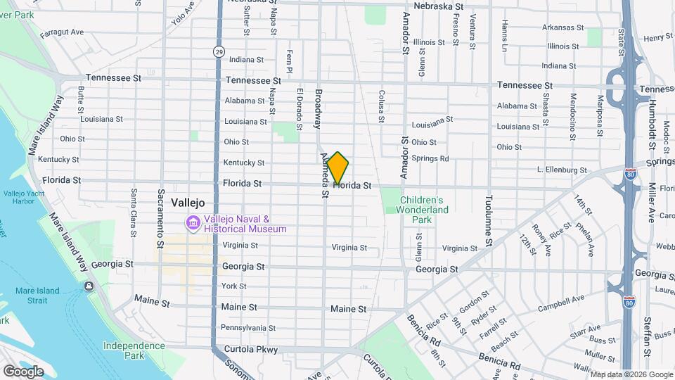 1119 Florida St Map and Location Details