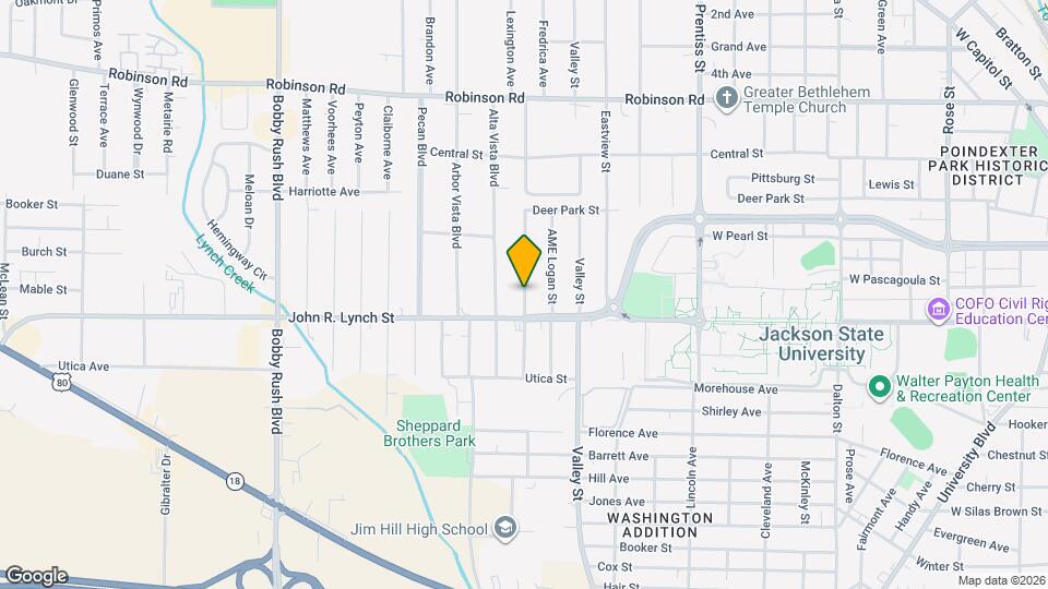 1150 Wiggins St Map and Location Details