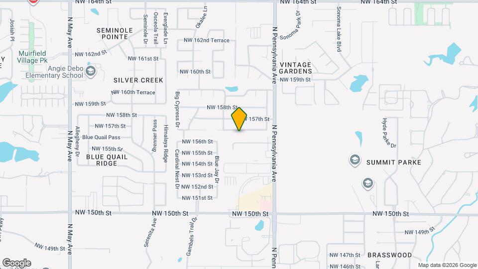 2212 NW 157th Terrace Map and Location Details