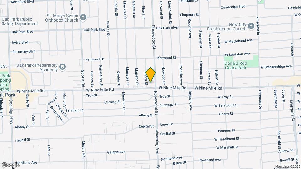 Rosewood Manor Apartments Map and Location Details