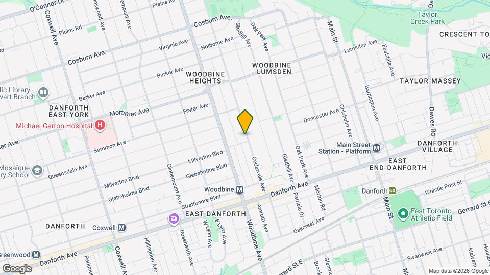 202 Cedarvale Ave Map and Location Details