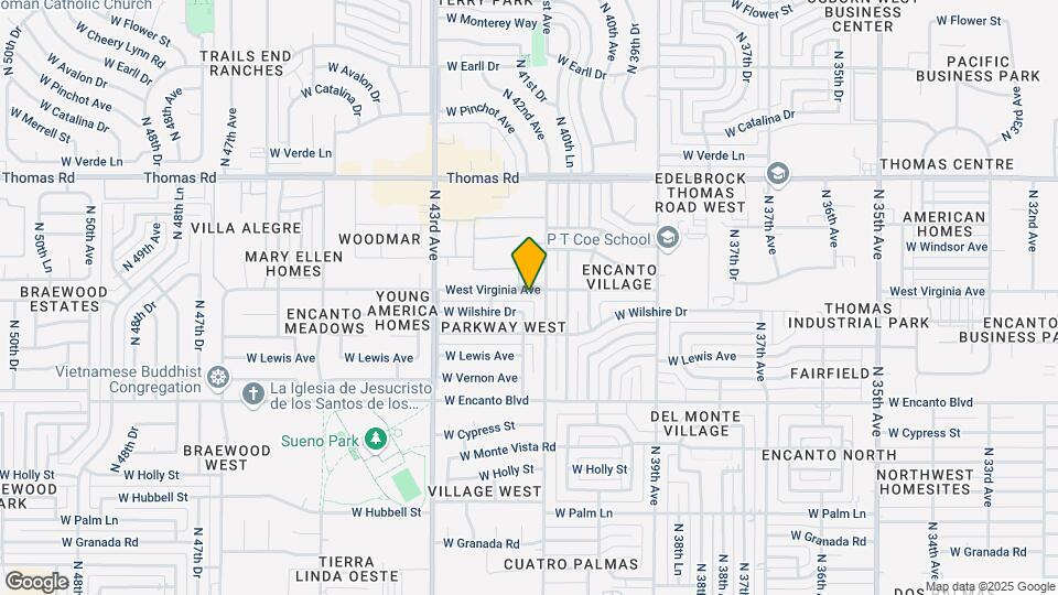 4113 W Virginia Ave Map and Location Details