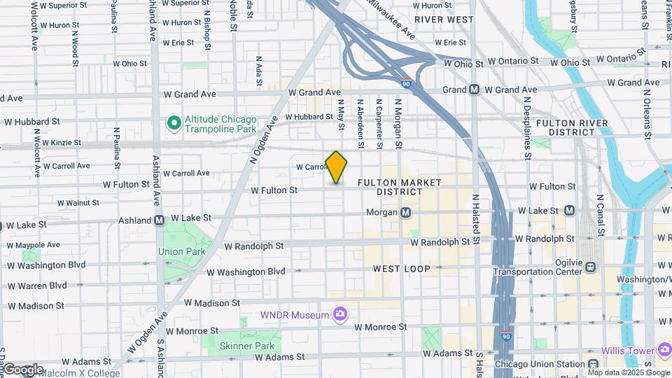 1154 W Fulton Market, Unit 7 Mapa y Detalles de la Ubicación