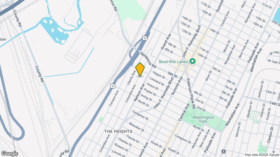 268 Columbia Ave Map and Location Details