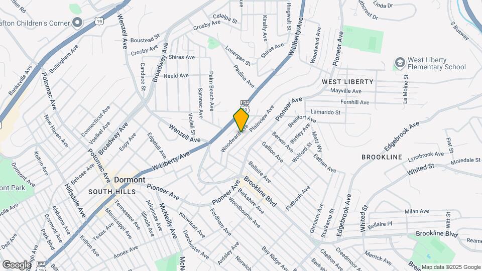 2459 Woodward Ave Map and Location Details