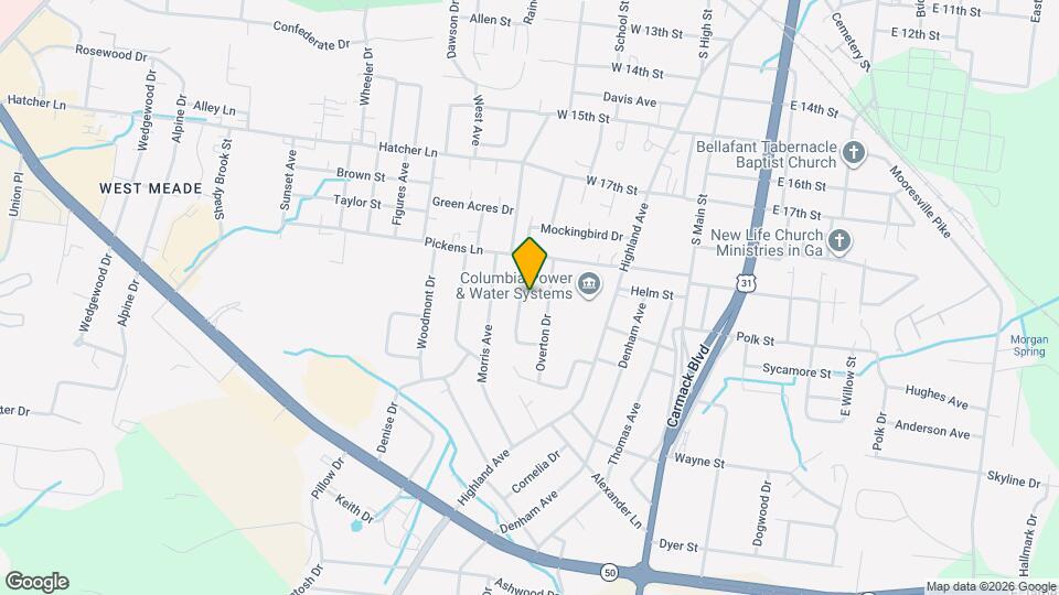 1915 Paul Dr Mapa y Detalles de la Ubicación