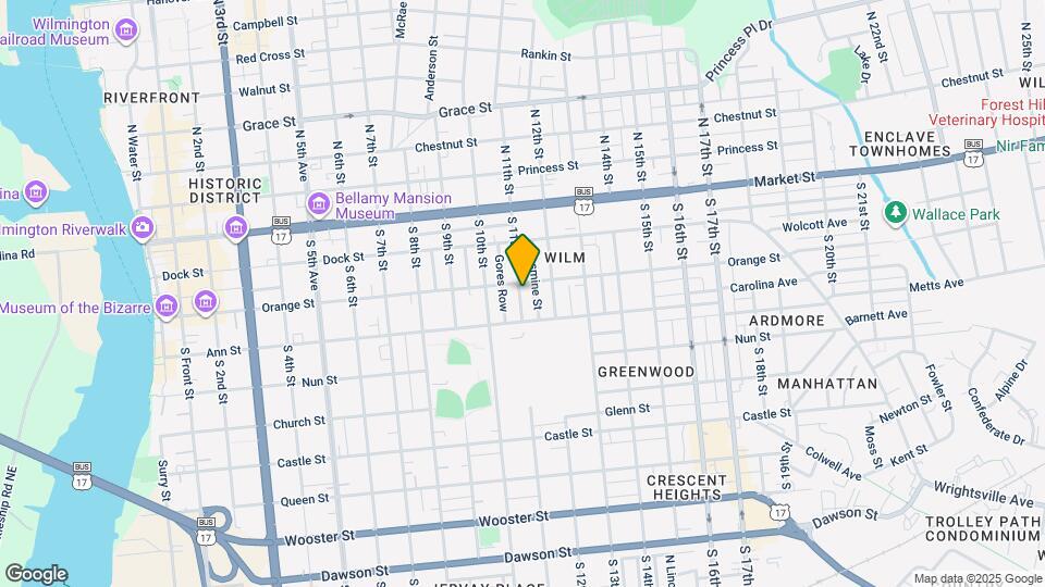 205 S 11th St Mapa y Detalles de la Ubicación