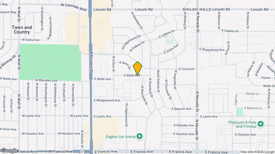 308 E Weile Ave Map and Location Details