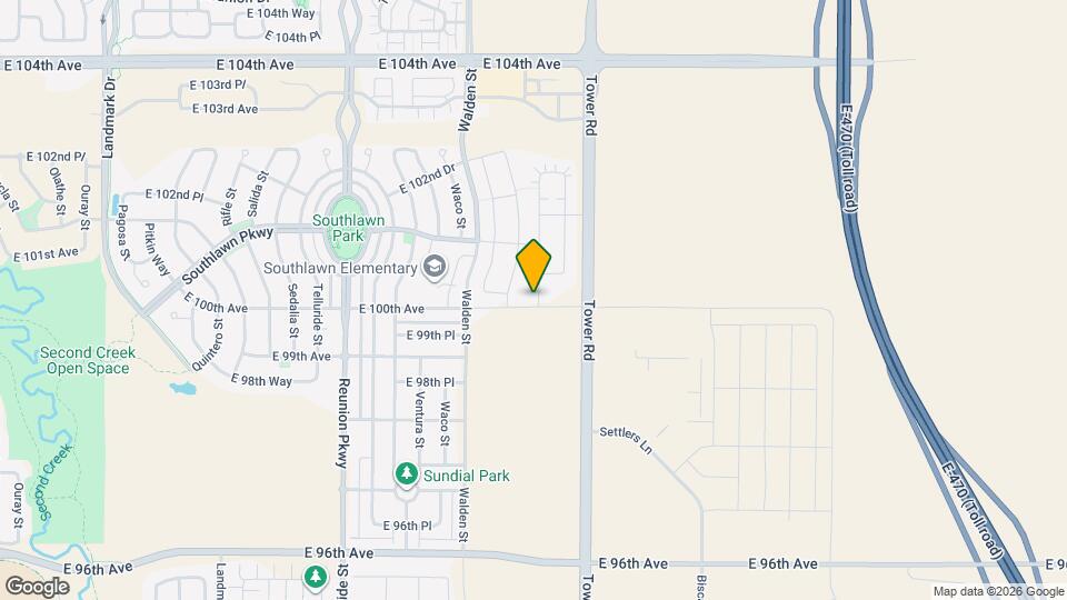 10003 Yampa Ct Map and Location Details