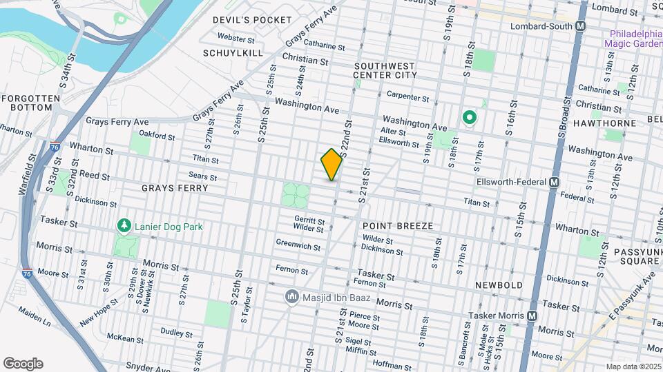 2213 Wharton St Mapa y Detalles de la Ubicación