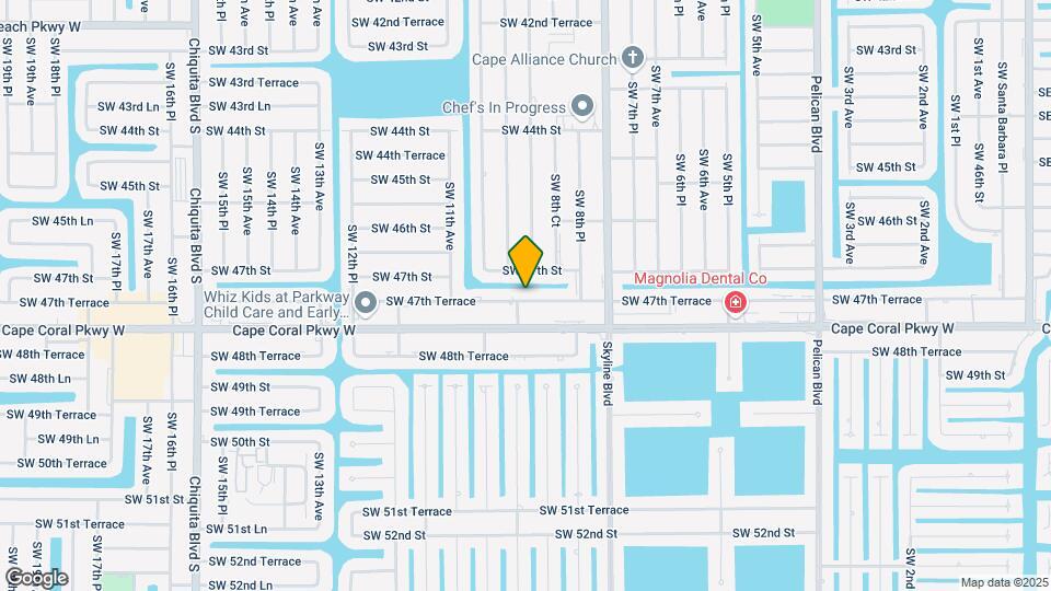 909 SW 47th Terrace Mapa y Detalles de la Ubicación