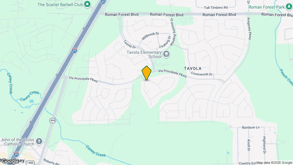 23426 Yaupon Hills Dr Map and Location Details