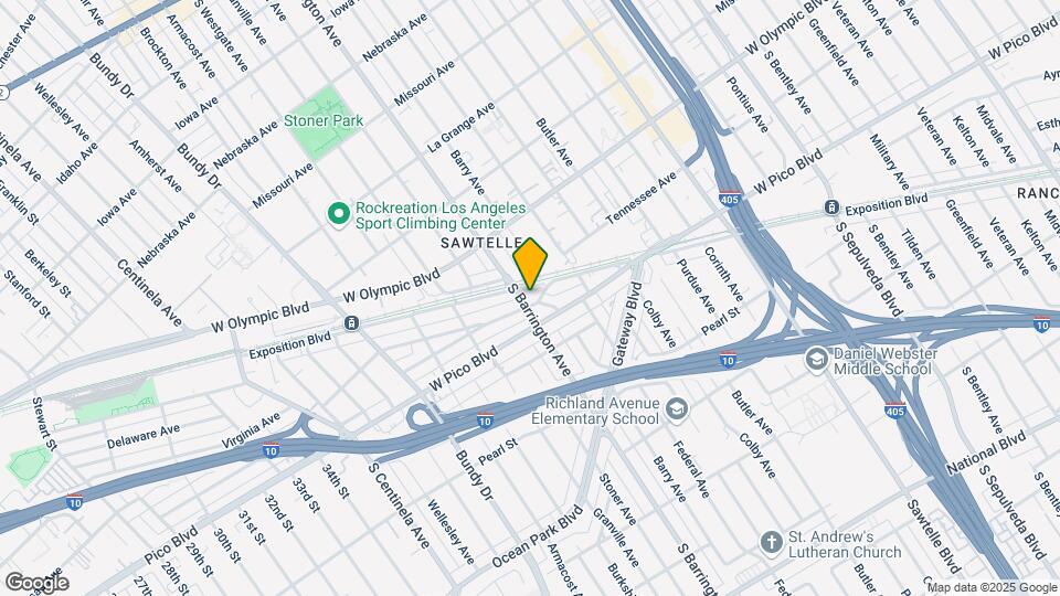 2280 S Barrington Ave Map and Location Details