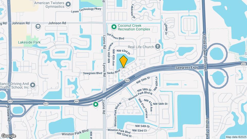 4451 NW 61st Pl Map and Location Details