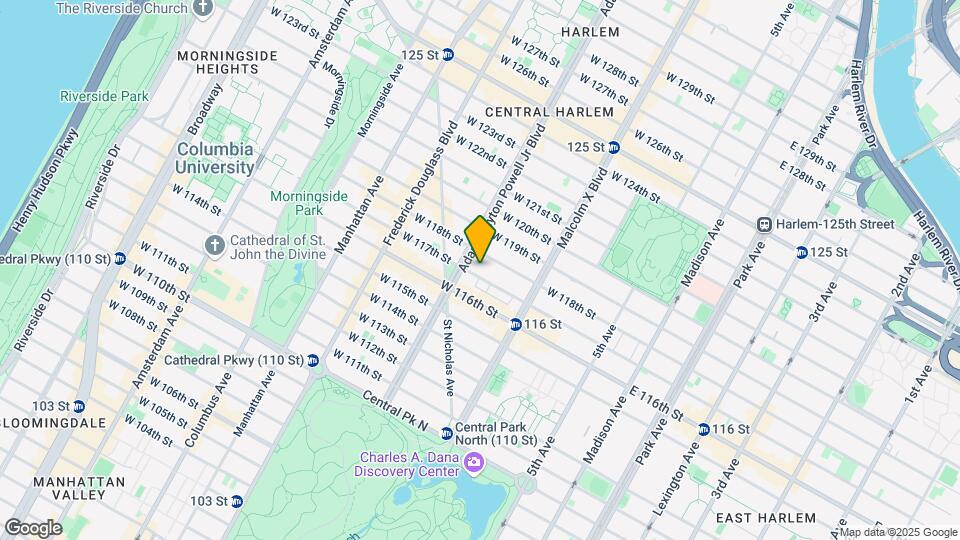 151 W 117th St Map and Location Details