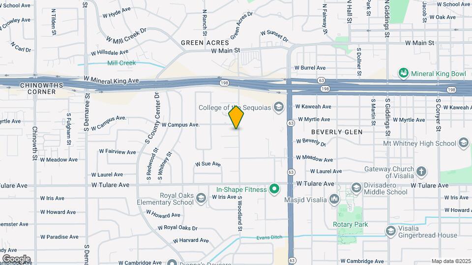 715 S Woodland St Mapa y Detalles de la Ubicación
