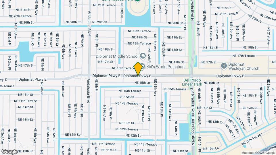 1116 Diplomat Pkwy E Mapa y Detalles de la Ubicación