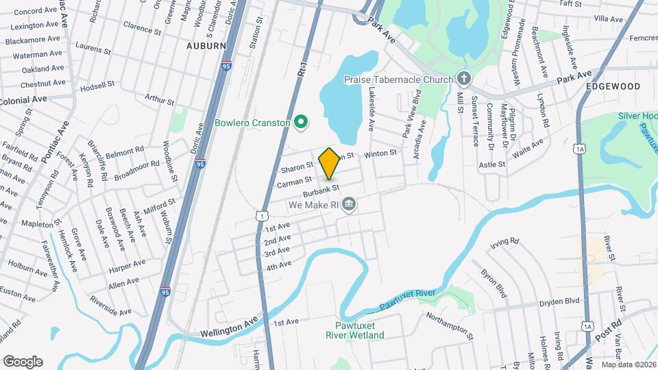 110 Burbank St Map and Location Details