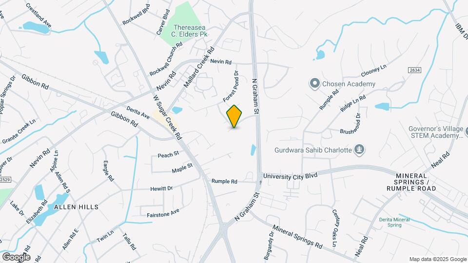 6136 Planters Wood Ln Mapa y Detalles de la Ubicación