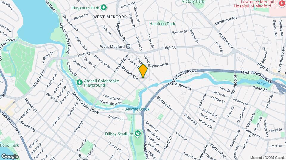 250 Arlington St Map and Location Details