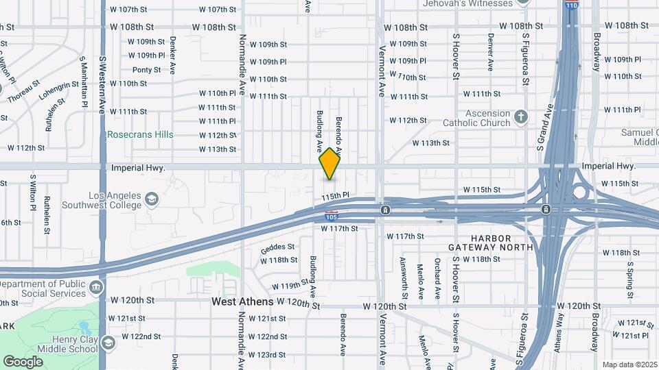 11431 Berendo Ave Map and Location Details