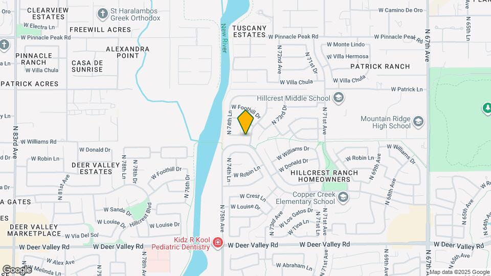 7417 W Candelaria Dr Map and Location Details