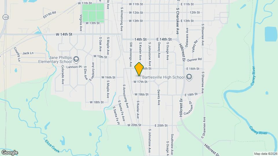 1629 S Keeler Ave Map and Location Details