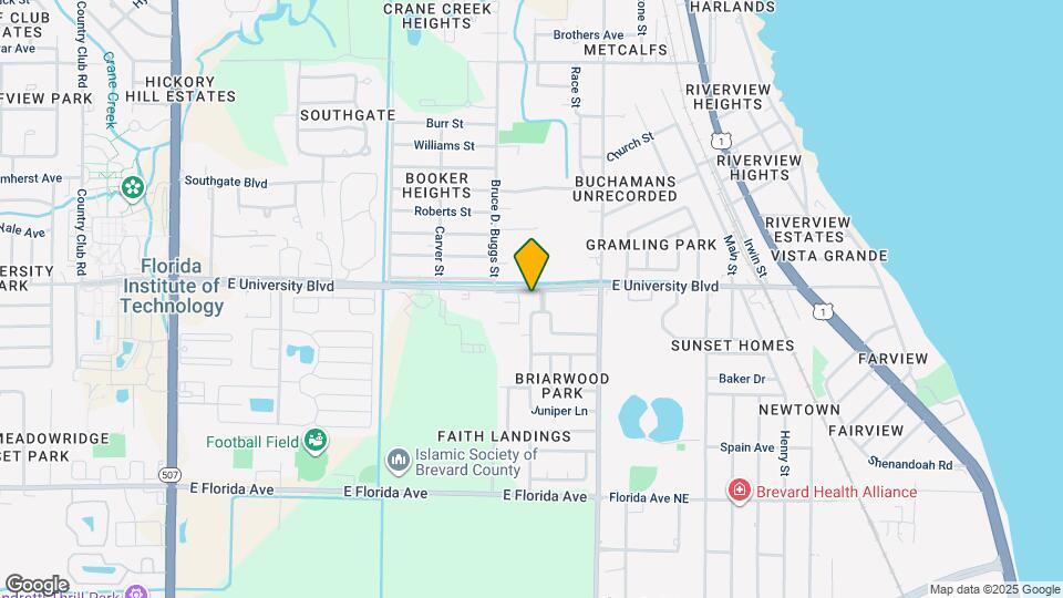 747 E University Blvd Map and Location Details