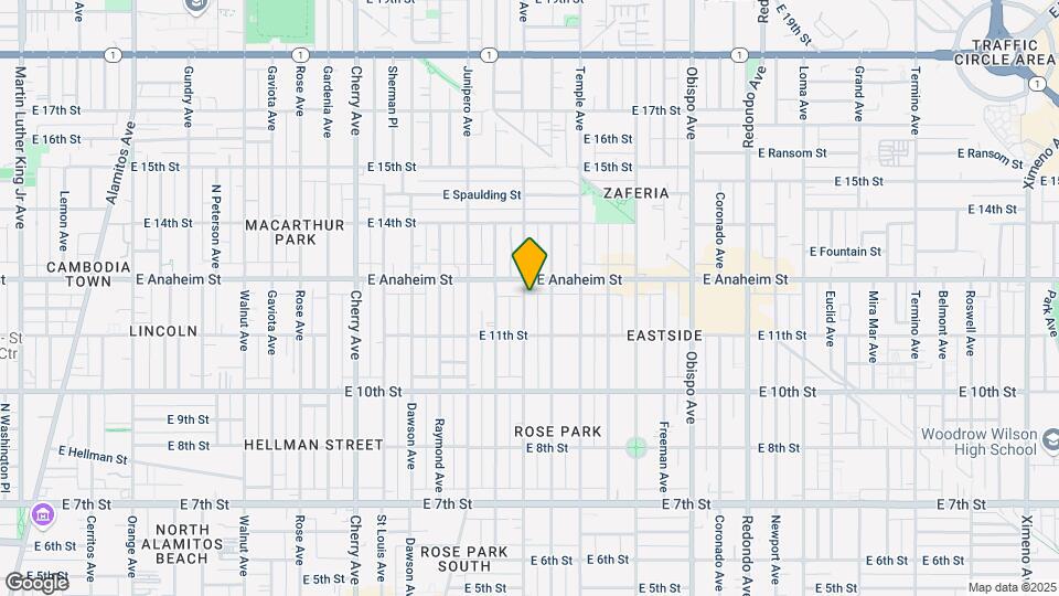 1214 Molino Ave Map and Location Details