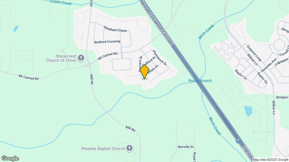 656 Warwick Dr Mapa y Detalles de la Ubicación