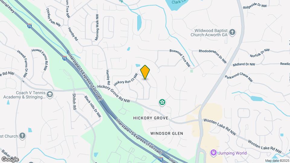 1813 Cres Hill Dr NW Map and Location Details