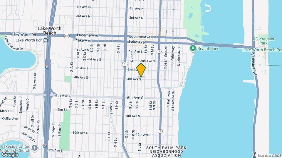330 S K St Map and Location Details