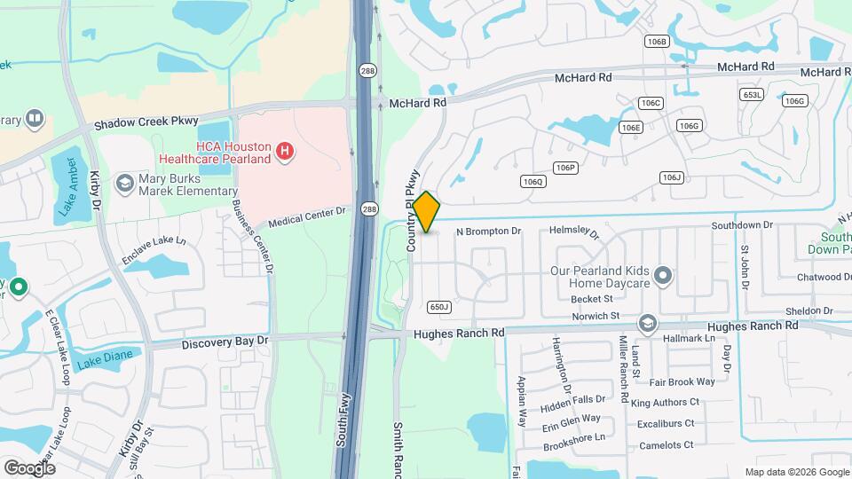 1015 Andover Dr Map and Location Details