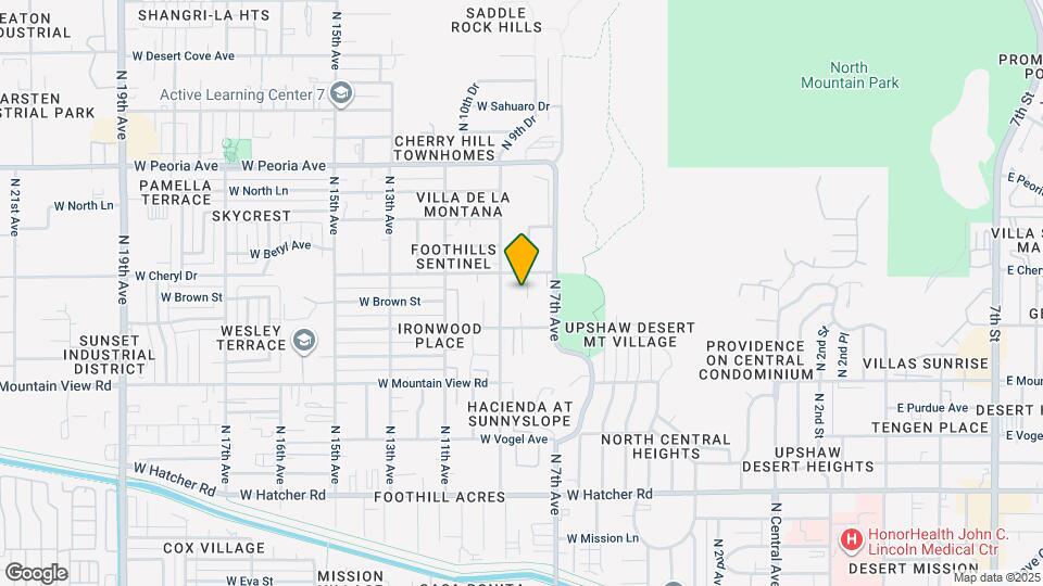 10032 N 8th Ave Map and Location Details