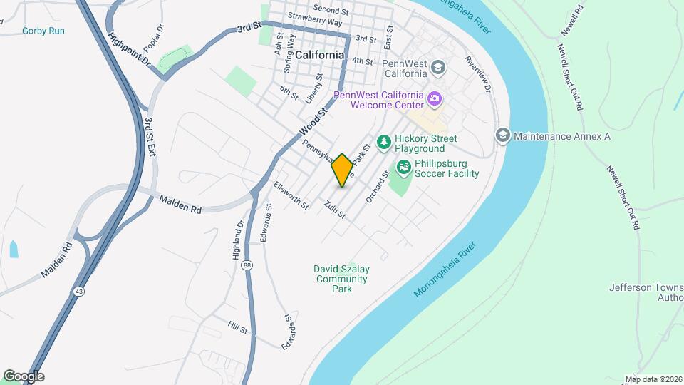 940 Park St Map and Location Details