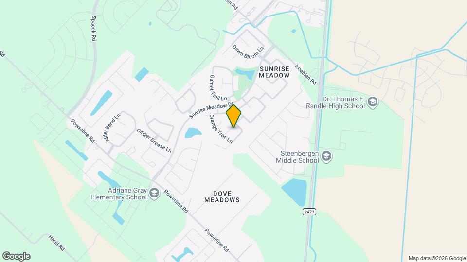 4403 Thistle Pond Ct Map and Location Details