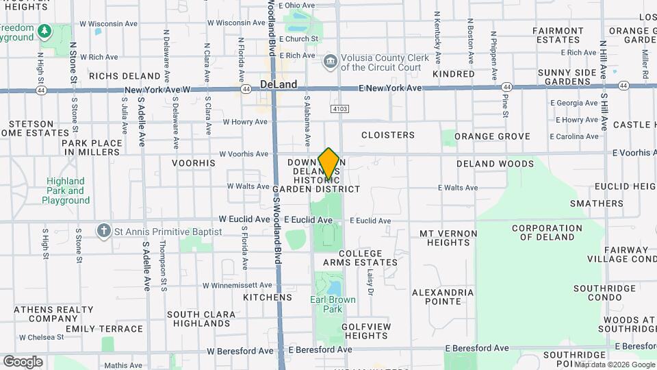 340 S Osceola St Map and Location Details