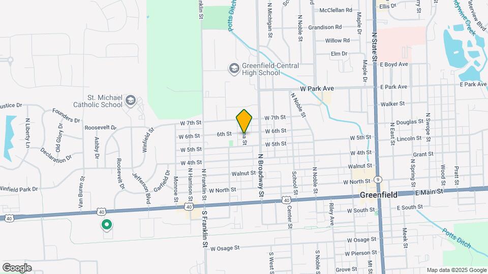 420 Indiana St Map and Location Details