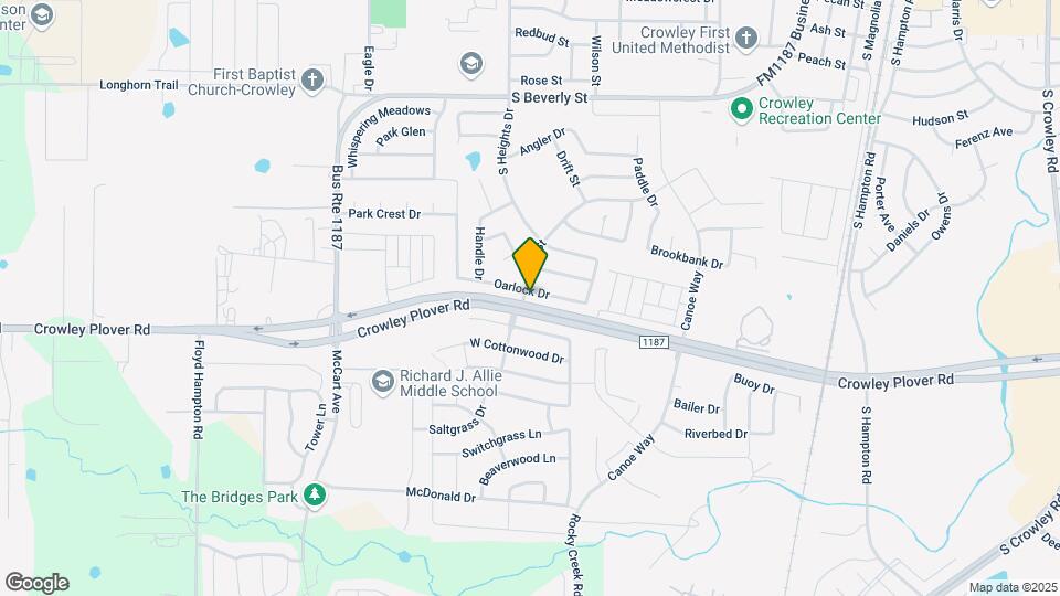 900 Oarlock Dr Map and Location Details