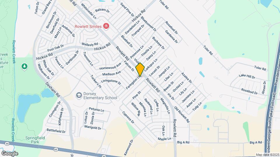6410 Faringdon Ln Map and Location Details