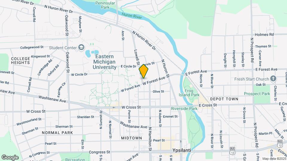 410 W Forest Ave Map and Location Details