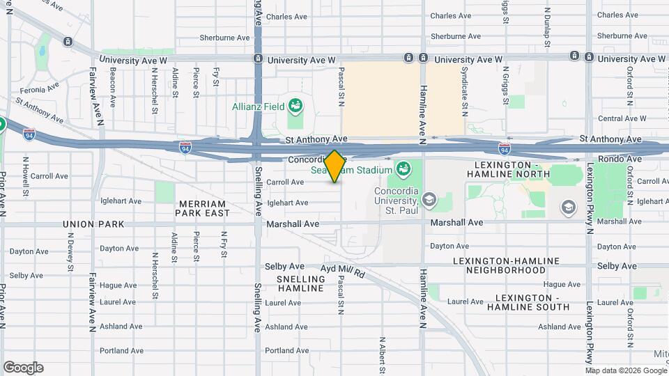 1468 Carroll Ave Map and Location Details