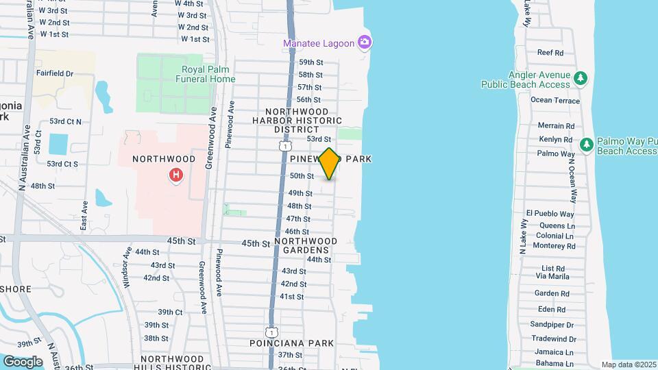 5015 N Flagler Dr Map and Location Details